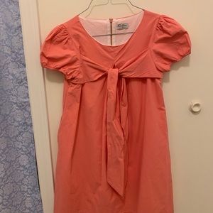 Gabby Coral Bow Dress